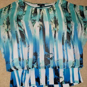 Style & co butterfly blouse XL